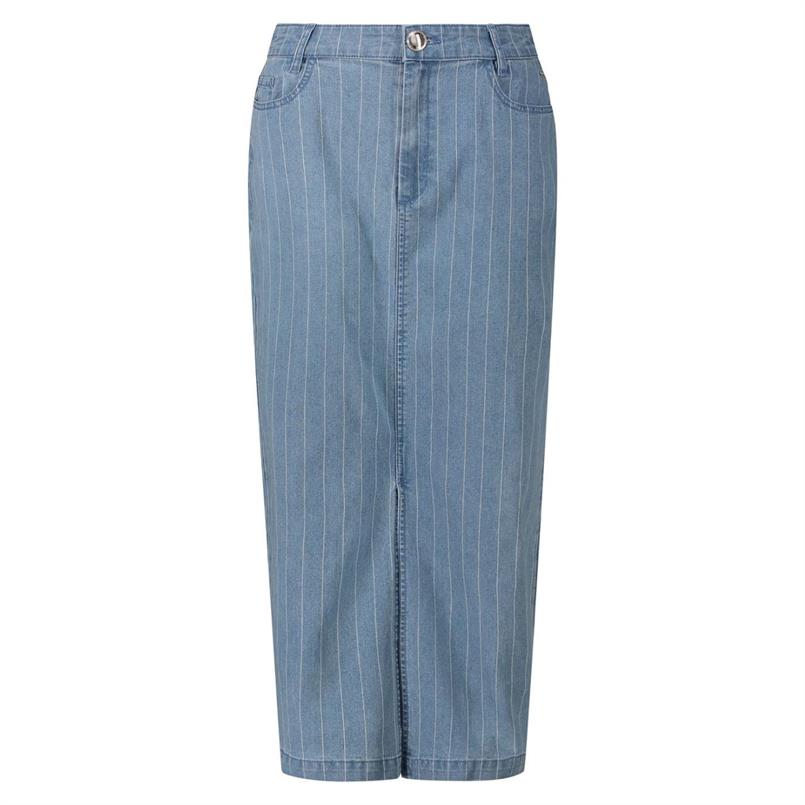 Tramontana Pinstripe denim maxi skirt Jeans