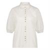 Tramontana Puff-sleeved blouse Transparant