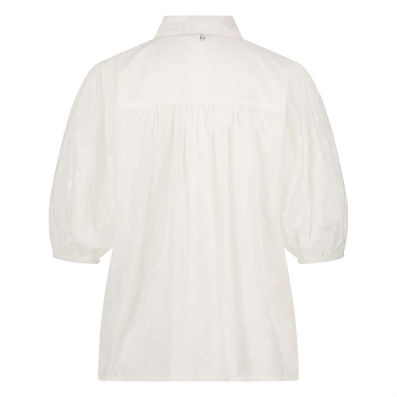 Tramontana Puff-sleeved blouse Transparant