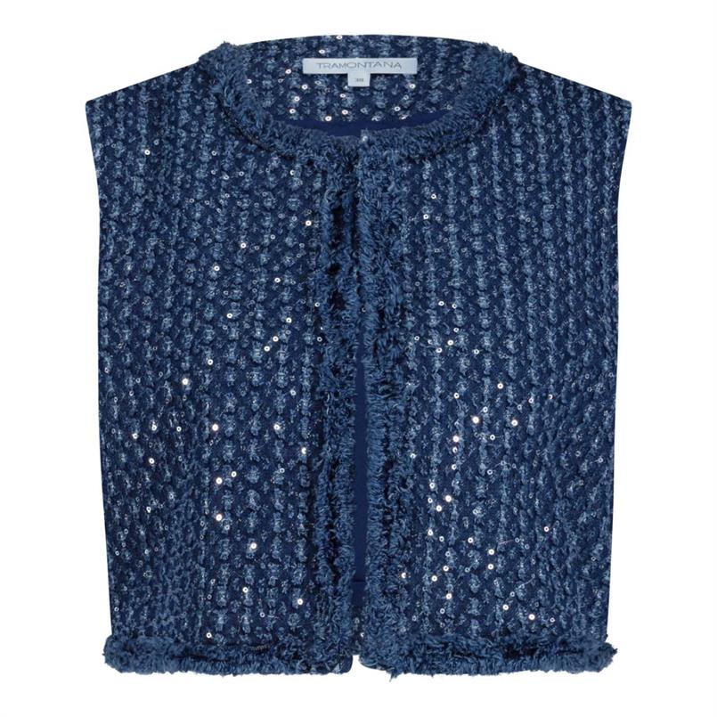 Tramontana Sequin denim vest Jeans
