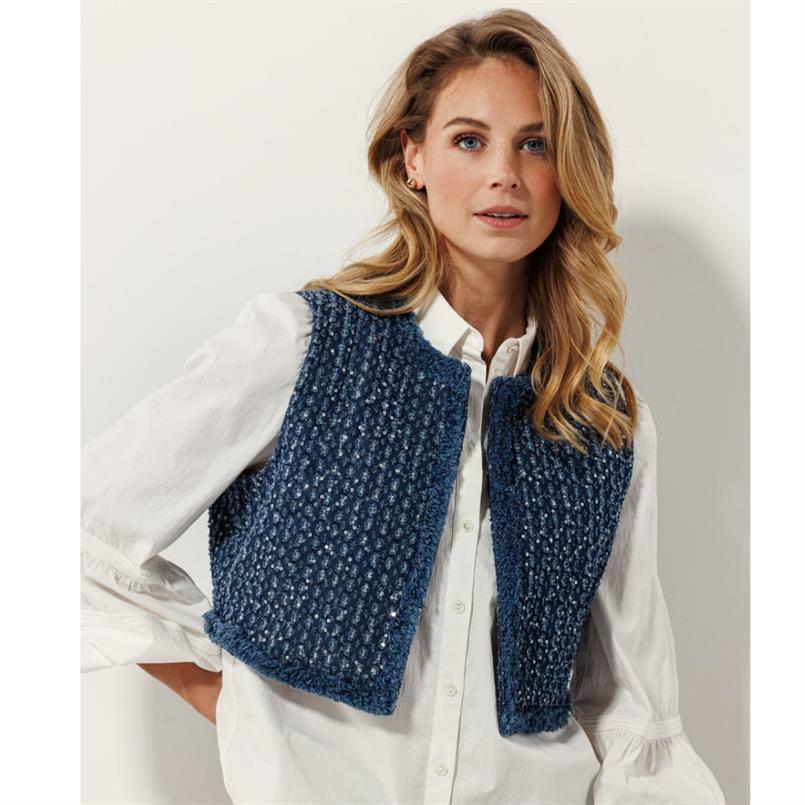 Tramontana Sequin denim vest Jeans