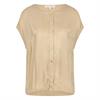 Tramontana Sleeveless shimmer blouse Zand