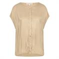Tramontana Sleeveless shimmer blouse Zand