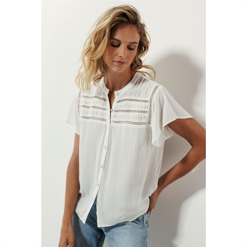 Tramontana Tapes detailed blouse Transparant