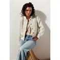 Tramontana Tweed bomber jacket Transparant