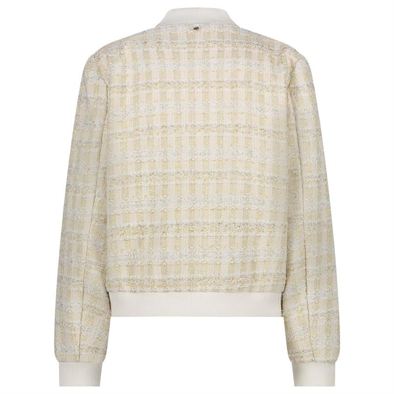 Tramontana Tweed bomber jacket Transparant