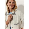 Tramontana Tweed jacket fancy tapes Transparant