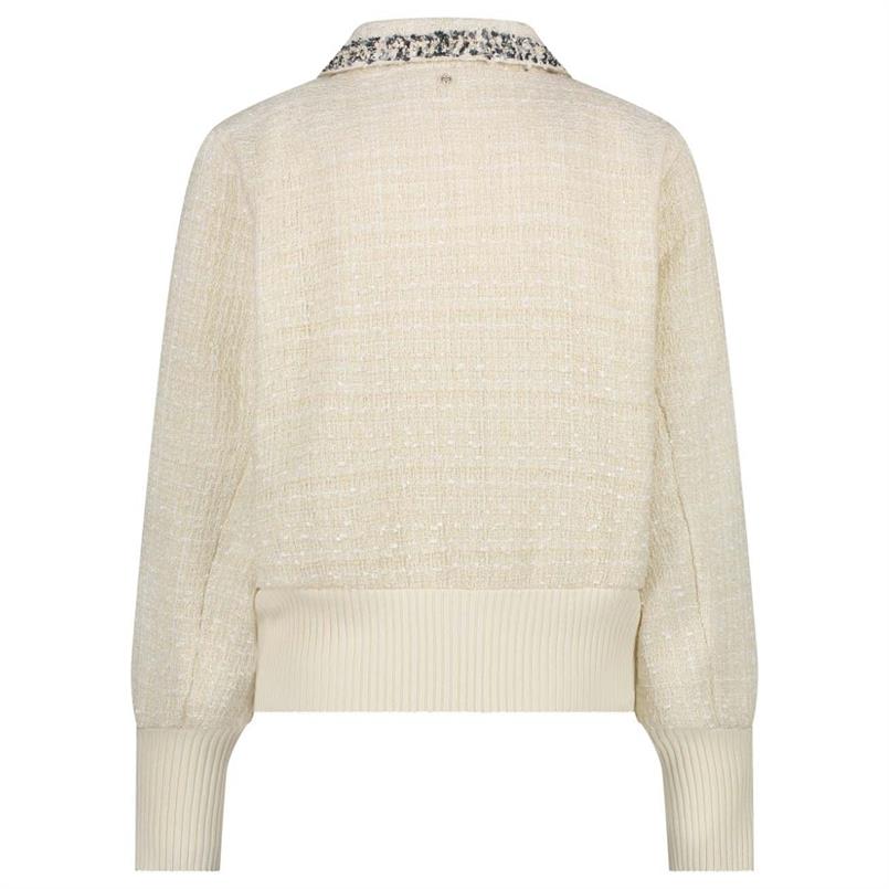 Tramontana Tweed jacket fancy tapes Transparant