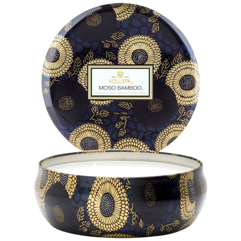 Voluspa Moso bamboo 3w tin Diverse kleuren