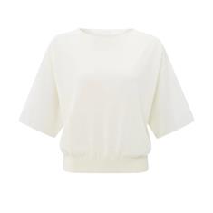 Yaya Boatneck sweater Transparant