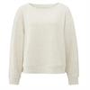 Yaya Boatneck sweatshirt Ecru