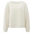 Yaya Boatneck sweatshirt Ecru