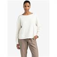 Yaya Boatneck sweatshirt Ecru