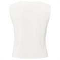 Yaya Clean knitted gilet Wit
