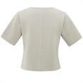 Yaya Clean knitted gilet with sleev Zand