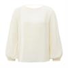 Yaya Crinkle top with low back Transparant