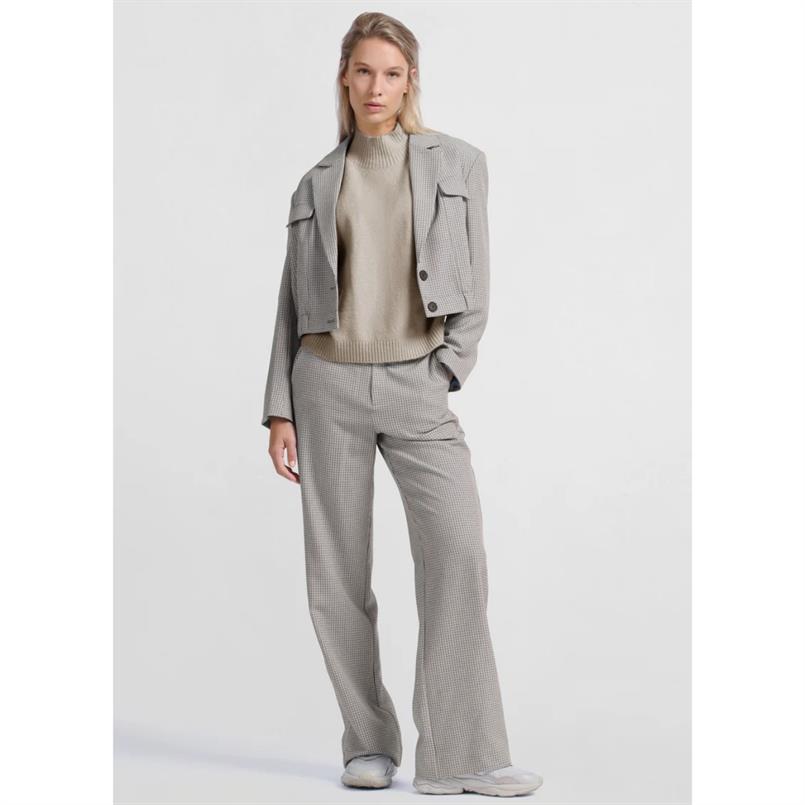 Yaya Feather grey dessin Grijs