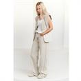 Yaya Fine rib knitted tanktop Wit