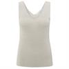 Yaya Fine rib knitted tanktop Zand