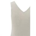 Yaya Fine rib knitted tanktop Zand