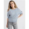 Yaya Gray dawn blue melange Lichtblauw