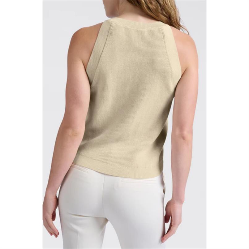 Yaya Knitted tanktop Zand