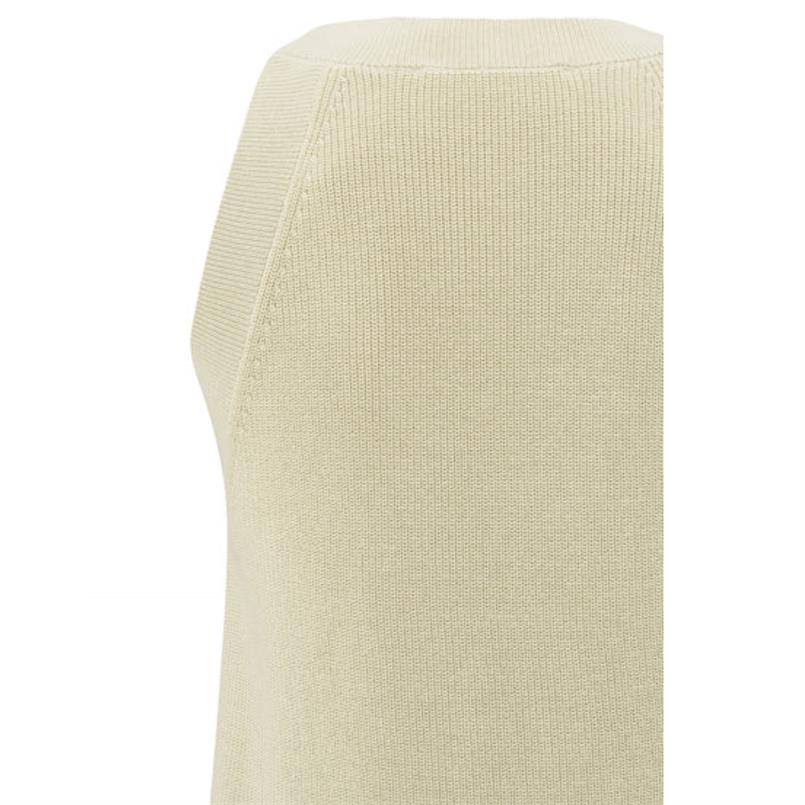 Yaya Knitted tanktop Zand