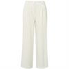 Yaya Linen mix wide leg trousers Beige