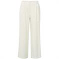 Yaya Linen mix wide leg trousers Beige