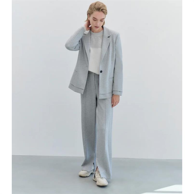 Yaya Medium grey melange Grijs