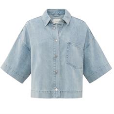 Yaya Oversized cropped denim jack Jeans