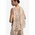 Yaya Printed sleeveless top Bruin dessin