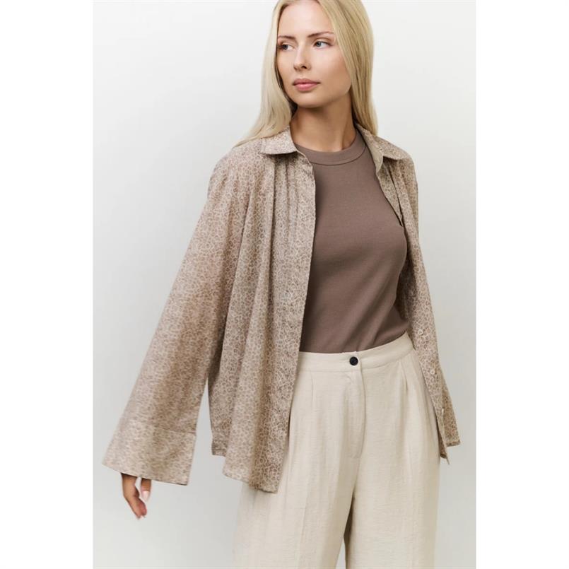 Yaya Rib singlet Taupe