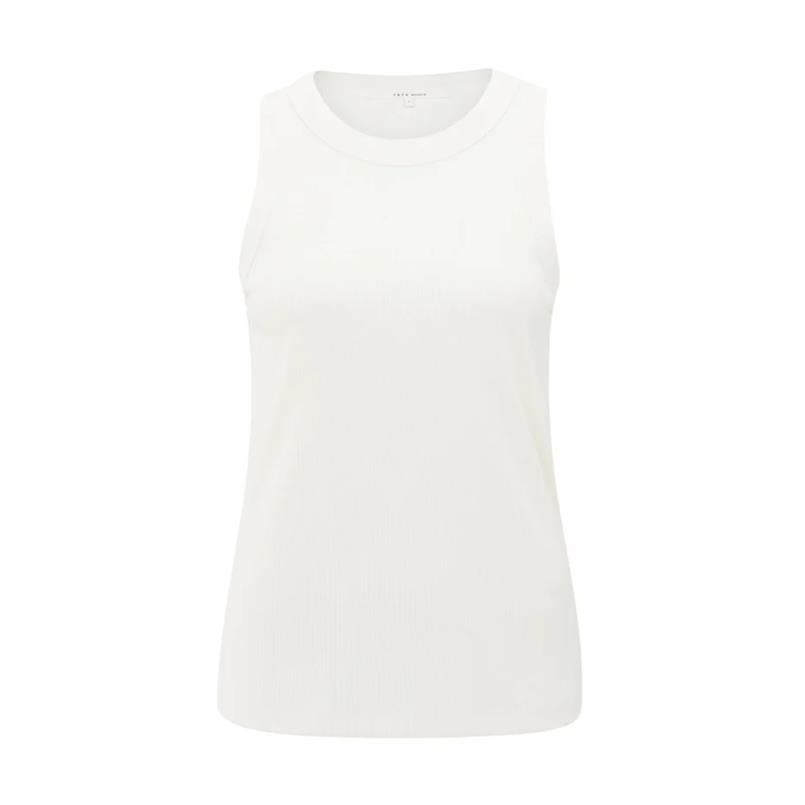 Yaya Rib singlet Wit