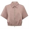 Yaya Satin shortsleeve jacket Oudroze