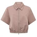 Yaya Satin shortsleeve jacket Oudroze
