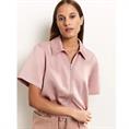 Yaya Satin shortsleeve jacket Oudroze