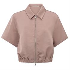 Yaya Satin shortsleeve jacket Oudroze