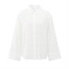 Yaya Sheer boyfriend shirt Transparant