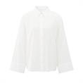 Yaya Sheer boyfriend shirt Transparant