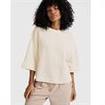 Yaya Short sleeve sweatshirt Transparant