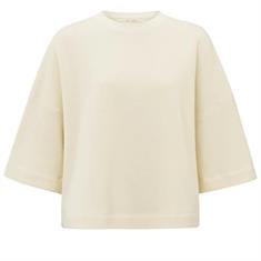 Yaya Short sleeve sweatshirt Transparant