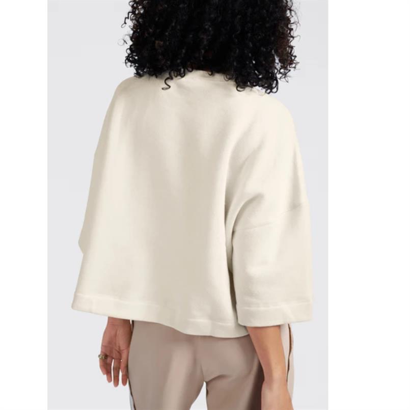 Yaya Short sleeve sweatshirt Transparant
