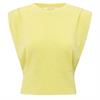 Yaya Shoulder detail sweater Geel