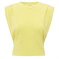 Yaya Shoulder detail sweater Geel