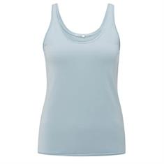 Yaya Singlet with low neckline Lichtblauw