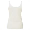 Yaya Singlet with low neckline Transparant