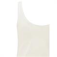 Yaya Singlet with low neckline Transparant