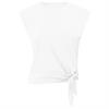 Yaya Sleeveless top with knot Wit