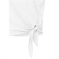 Yaya Sleeveless top with knot Wit